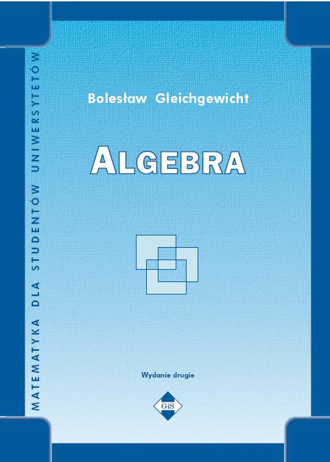 Algebra. OkĹ‚adka